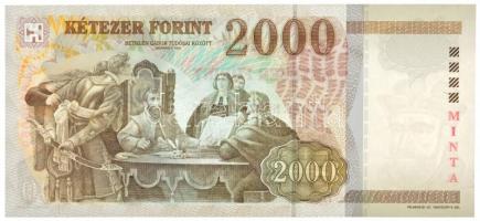 1998. 2000Ft "MINTA" felülnyomással, "CA 0000069" sorszámmal T:I / Hungary 1998....