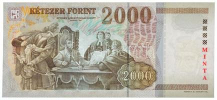 2003. 2000Ft piros "MINTA" felülnyomással "CA 0000074" sorszámmal T:I / Hungary ...