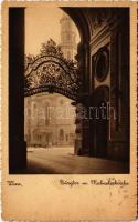 1938 Wien, Vienna, Bécs, Burgtor m. Michaelerkirche / castle gate and church