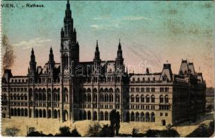 Wien, Vienna, Bécs I. Rathaus - from postcard booklet