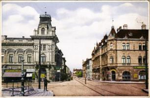 Szeged, Kállay Albert utca, Fleissig Dezső és Lukács Miksa üzlete, cipő, csizma és papucs üzlet