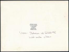 cca 1980 Vasas - Debrecen női kézilabda mérkőzés fotója, Nemzeti Sport fotó, László Sándor felvétele...