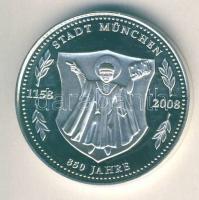 NSZK 2008. "850 éves München" Ag 17g T:PP