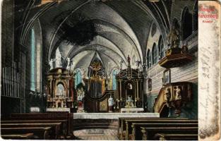 1909 Neviges-Hardenberg, Kloster / church interior (EB)