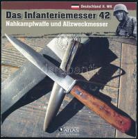 II. világháborús német Infanteriemesser 42 kés német nyelvű, képes ismertető prospektusa