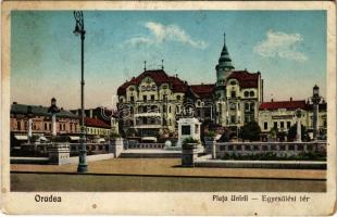 Nagyvárad, Oradea; Egyesülési tér / Piata Unirii / square, Transport Lloyd (fl)