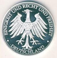 NSZK 1990. "Német Pénzügyi Szövetség" Ag 20,1g T:PP