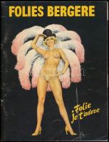 cca 1970 Folies Bergere képes erotikus műsorfüzet.