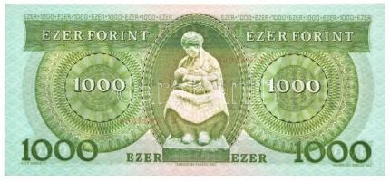 1996. 1000Ft "E 75933068" T:I,I- apró sarokhajlás/ Hungary 1996. 1000 Forint "E 75933...