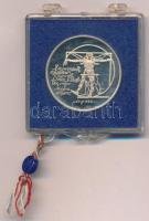 Kiss Nagy András (1930-1997) 1997. "Orvos sor / Korányi Sándor" jelzett Ag emlékérem, bont...