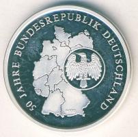 NSZK DN "50 éves az NSZK" Ag 8,5g T:PP