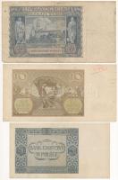 Lengyelország 1940. 5Zl + 10Zl + 20Zl T:III,III- Poland 1940. 5 Zlotych + 10 Zlotych + 20 Zlotych C:...