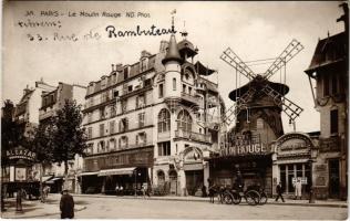 1914 Paris, Le Moulin Rouge, Music Hall, Brasserie Graff, Alcazar Proménoir 2. (EK)