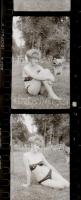 Fürdőző nők a csillaghegyi strandfürdőben, 10 db fotónegatív kisfilmen
