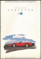 cca 2000 Chevrolet Corvette német nyelvű, képekkel illusztrált autós prospektus, 8 sztl. lev.