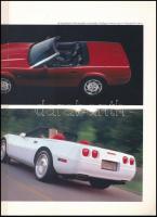 cca 2000 Chevrolet Corvette német nyelvű, képekkel illusztrált autós prospektus, 8 sztl. lev