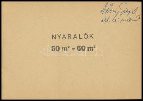 Nyaralók 50 m2 - 60 m2. Bp., (1965), ÉM Tipustervező Intézet,(Építésügyi Tájékoztatási Központ-ny.) ...