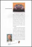 cca 1990-2000 4 db német nyelvű Porsche autósprospektus: Porsche 911; Porsche 928 GTS; Porsche 968; ...