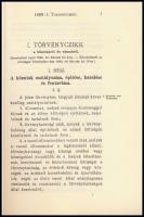 A közutakról és vámokról szóló 1890. évi I. törv.-czikk kiadás reprintje. 91p. Kiadói papírkötésben
