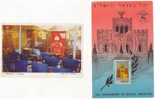 9 db MODERN főleg magyar képeslap zsinagógákkal / 9 modern postcards of mostly Hungarian synagogues
