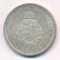 1936. 2P Ag "Liszt" T:1-,2 patina
Adamo P7.3