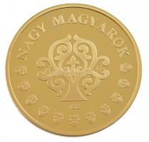 ifj. Szlávics László (1959-) DN "Nagy Magyarok - Szent Gellért 980-1046" aranyozott fém em...