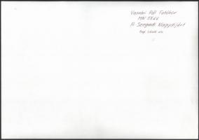 Engi László: A szegedi nagydíjért, hátoldalon feliratozott fotó, 28×40 cm