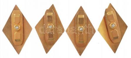 Szovjetunió DN 4db zománcozott katonai jelvény T:1,1-
Soviet Union ND 4pcs enamelled military badge...