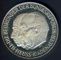 NSZK 1974. "25 éves az NSZK" Ag 25,1g T:PP