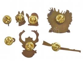 7xklf vadászattal kapcsolatos Br jelvénytétel T:1,1-