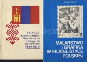 Filatéliai Szakirodalom - Surányi László: A magyarországi Tanácsköztársaság bélyegkiadásai + Lengyel festménykatalógus + Mongol bélyegkatalógus