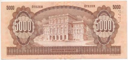 1990. 5000Ft "H 41204458" T:III
Hungary 1990. 5000 Forint "H 41204458" C:F
Ada...