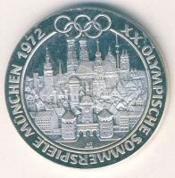 NSZK 1972. "XX. Nyári Olimpia - München" Ag 15,1g T:PP