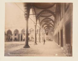 cca 1900 Istanbul Ahmed szultán mecset nagy méretű fotó / Large photo of mosque Sultan Ahmed- 42x30 cm
