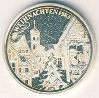 NSZK 1983. "Karácsony" Ag 15g T:PP