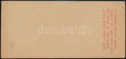 Ilona artézi ásványvíz számolócédula sarkain gyűrődéssel