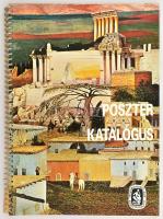 1980 Poszter katalógus. Bp., Képzőművészeti Alap. Gazdag képanyaggal illusztrált. Kiadói spirálfűzéses papírkötésben.