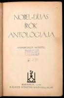 Nobel-díjas írók antológiája. Bp., 1935, Káldor. Korabeli félvászton kötésben, kopottas.