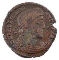 Római Birodalom / Siscia / I. Valentinianus 364-367. AE3 Br (2,14g) T:2 kis kitörés Roman Empire / Siscia / Valentinian I 364-367. AE3 Br &quot; DN VALENTINI-ANVS PF AVG / SECVRITAS-REIPVBLICAE -.- ASISC&quot; (2,14g) C:XF cracked RIC IX 7a ii(a)