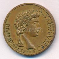 Kiss Sándor (1925-1999) 1988. Caesar Augustus / Pannonia Capta IX Savaria bronz emlékérem (29mm) T:2