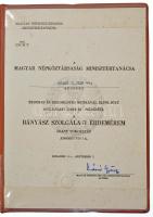 1957. "Bányászati Szolgálati Érdemérem" arany fokozata mellszalagon, igazolvánnyal, adomán...
