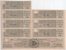 Budapest 1914. "A Magyar Korona Országai 6%-kal kamatozó Járadékkölcsön" államadóssági köt...