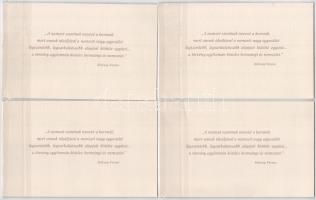 2000. 2000Ft (4x) "Millenium" sorszámkövetk, eredeti, bontatlan díszcsomagolásokban, alacs...