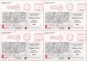 2000. 2000Ft (4x) "Millenium" sorszámkövetk, eredeti, bontatlan díszcsomagolásokban, alacs...