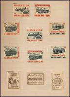 Gyufacímkék kb. 1000 db füzetben