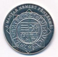 DN "A magyar nemzet pénzérméi - Moneta Nova, II. Lajos dénárja 1516-1526" Ag emlékérem, ta...