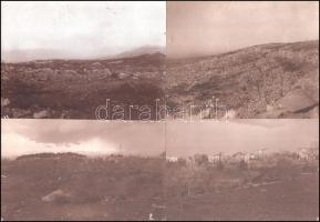 cca 1918 Doberdo 9 db nagy méretű, érdekes fotó az I. világháborúból 22x16 cm-ig