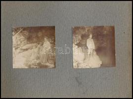 cca 1917-1918 I. Világháborús olasz fronton készített 43 db részben városképes, részben front fotó e...