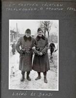 Dinnyés Lajos (1901-1961) későbbi miniszterelnök II. világháborúban a keleti fronton készült képes front naplója 148 db részben feliratozott fotóval egy albumban