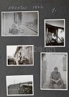 Dinnyés Lajos (1901-1961) későbbi miniszterelnök II. világháborúban a keleti fronton készült képes f...